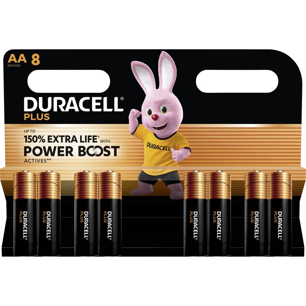 Duracell Plus Power Boost AA batterij (penlite) Alkaline 1.5 V 8 stuk(s)