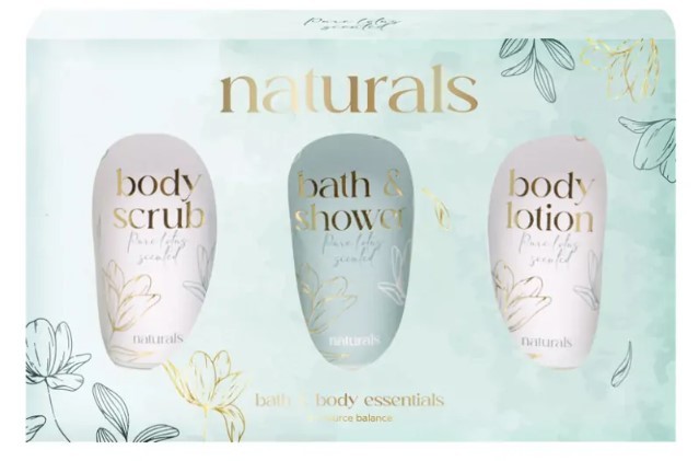 Naturals By source balance badgeschenkset 3 tubes, inhoud: 6
