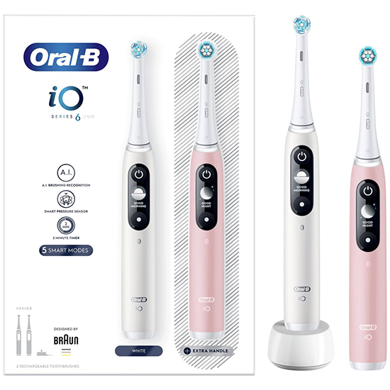Oral-B iO Series 6 White + Extra Body Pink