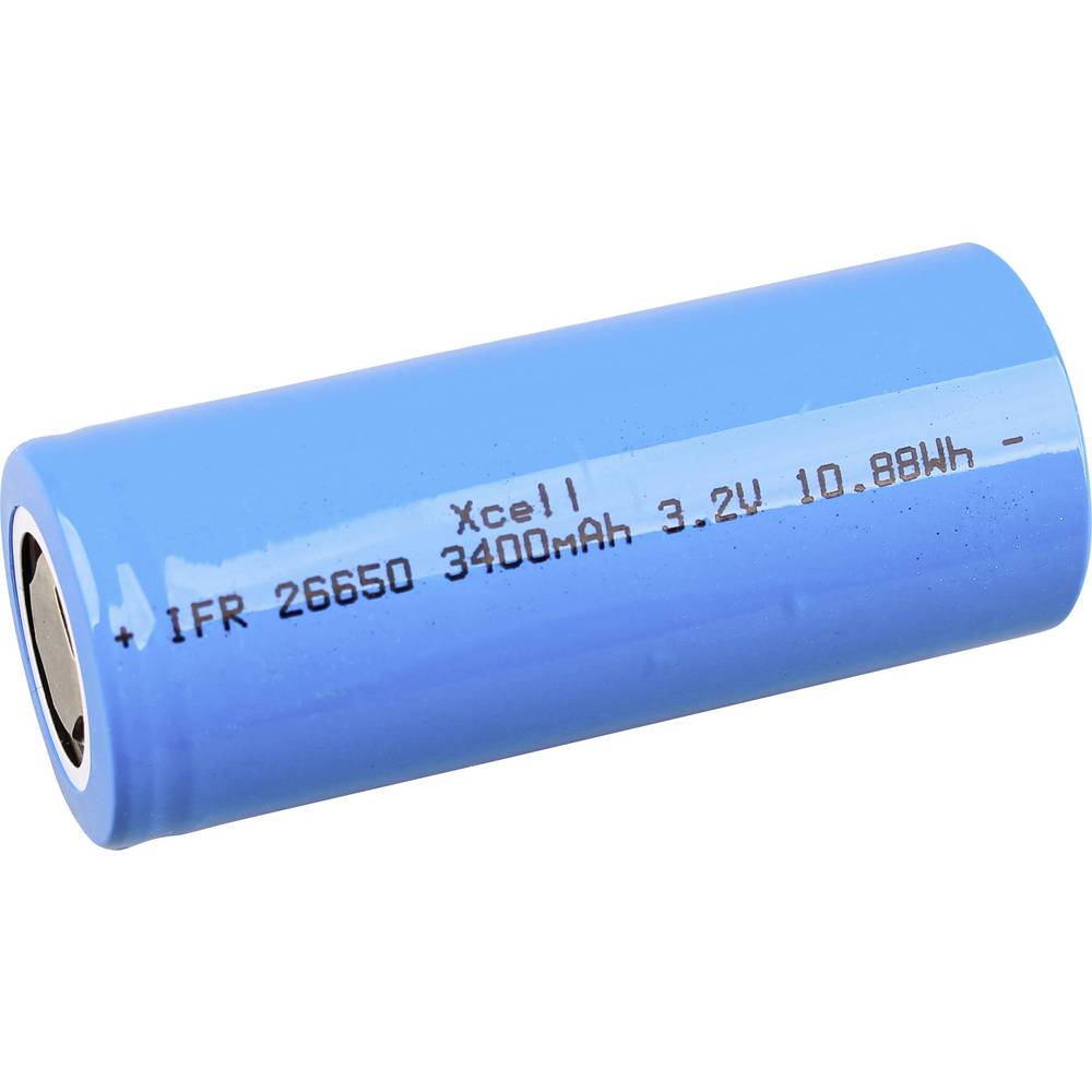 XCell Speciale oplaadbare batterij 26650 Li-ion 3.2 V 3400 mAh
