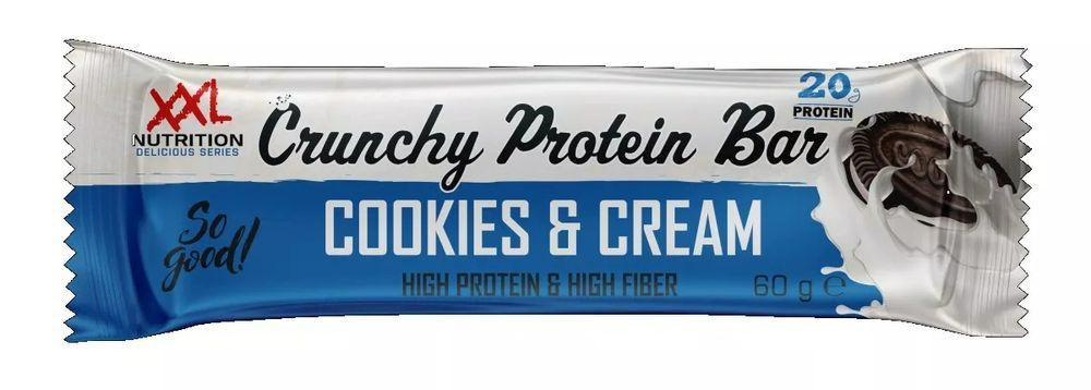 XXL Nutrition Crunchy Protein Bar Cookies & Cream