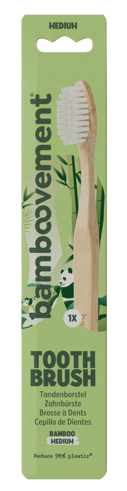 Bamboovement Bamboe Tandenborstel Medium