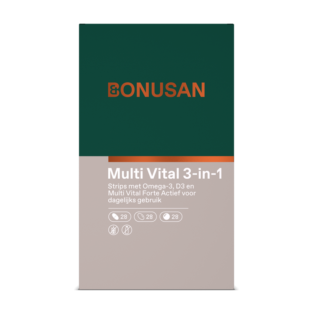 Bonusan Multi Vital 3-in-1 Tabletten