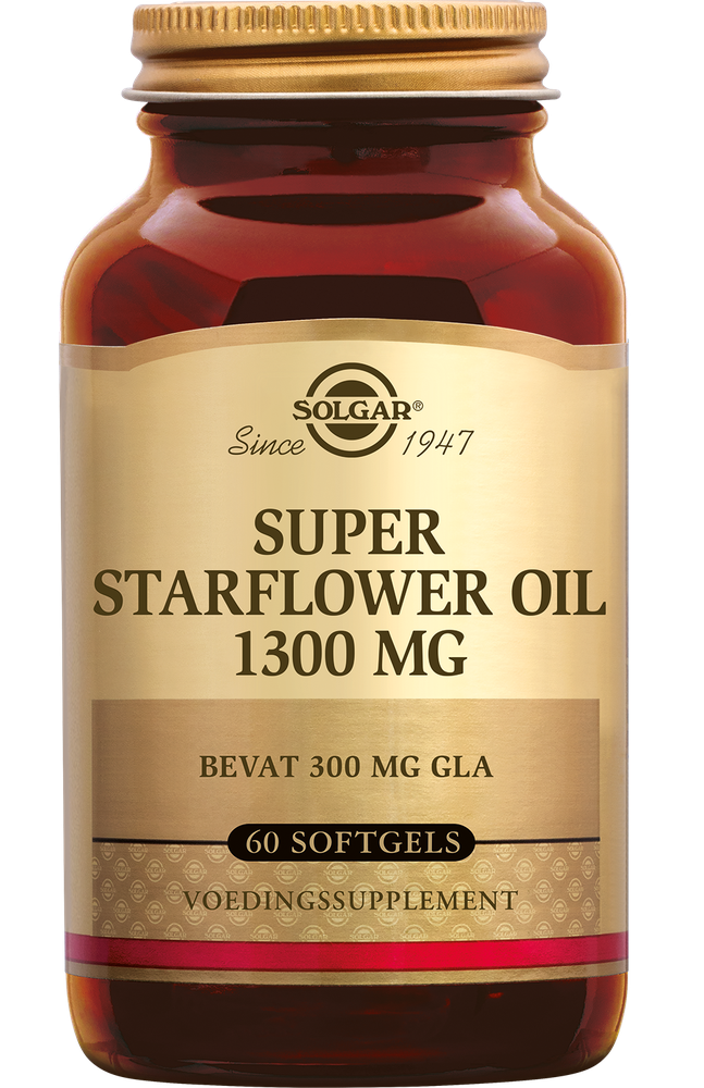 Solgar Super Starflower (Borage) Oil 1300 mg (300 mg GLA) Softgels