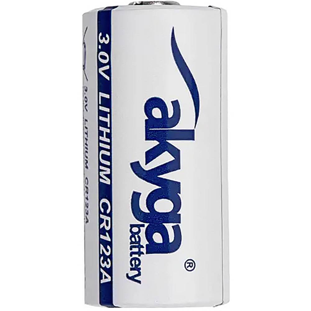 Akyga CR123 CR123A Fotobatterij Li-MnO2 1500 mAh 3 V 1 stuk(s)