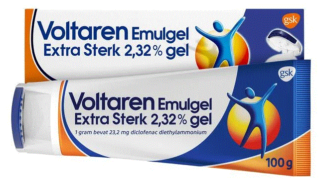 Voltaren Emulgel extra sterk 2,32% gel - nieuwe dop 100 Gram