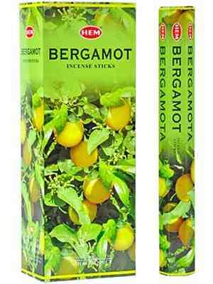 LalaShops HEM Wierook - Bergamot - Slof / Voordeelbox (6 Pakjes / 120 stokjes)