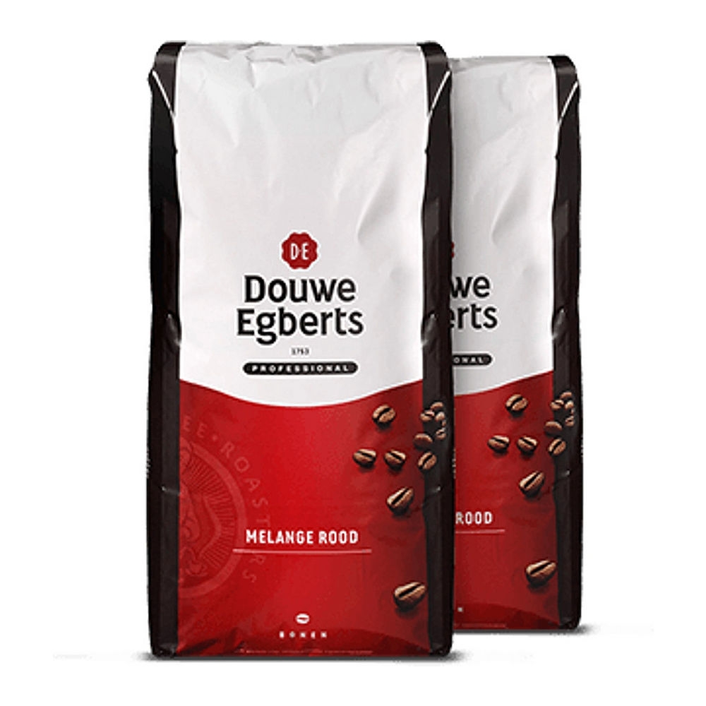 Douwe Egberts D.E. | Melange | Rood | Bonen | 2 x 3 kg
