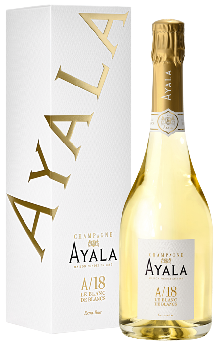 Champagne Ayala Ayala A/18 Le Blanc de Blancs Extra Brut (in luxe geschenkdoos)