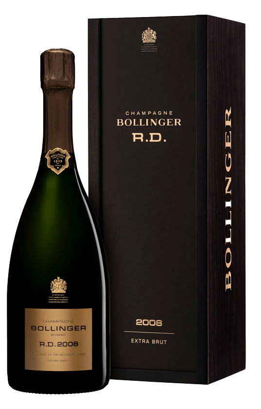 Champagne Bollinger Bollinger R.D. Extra Brut 2008 in luxe houten kist