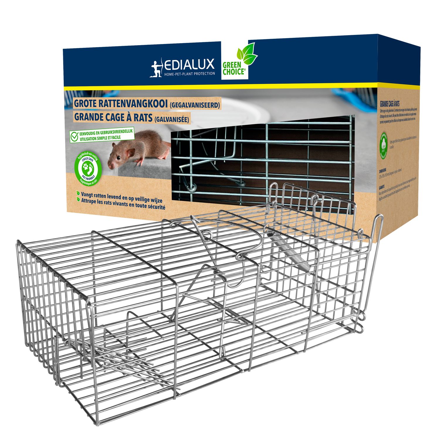Edialux Vangkooi Ratten Groot 1 Stuk