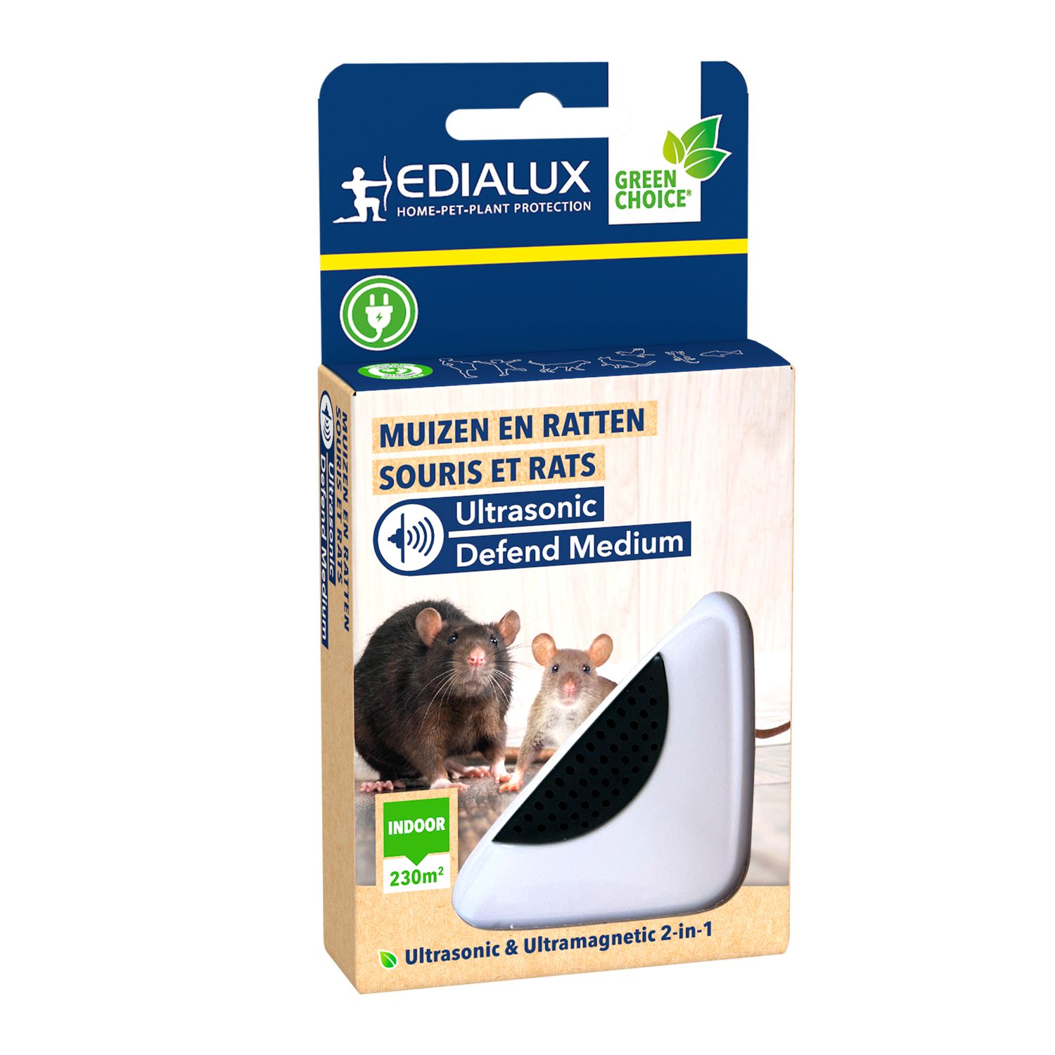 Edialux Ultrasone Verjager Muizen En Ratten L