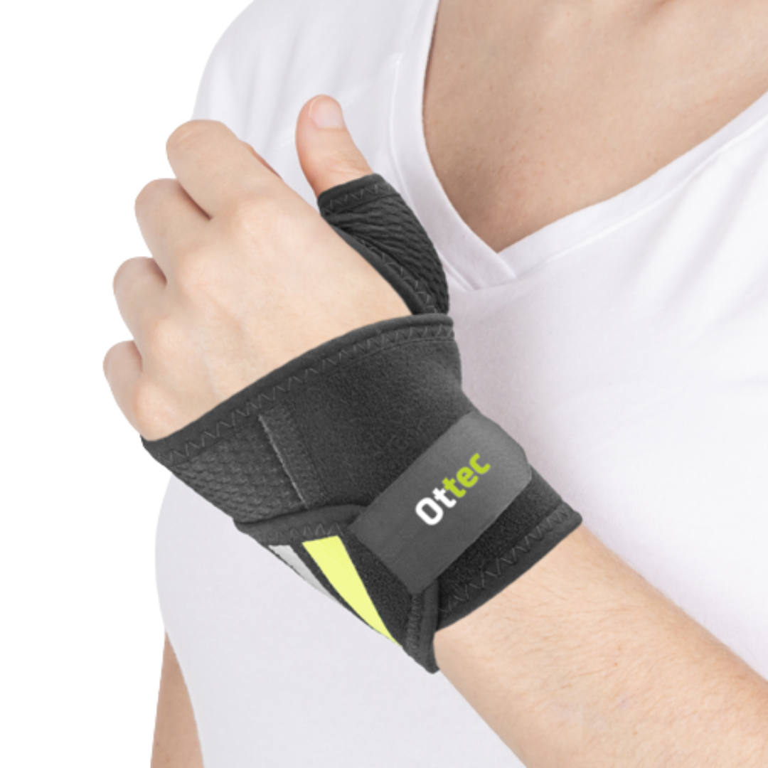 EMO Wraparound Polsbandage Zwart