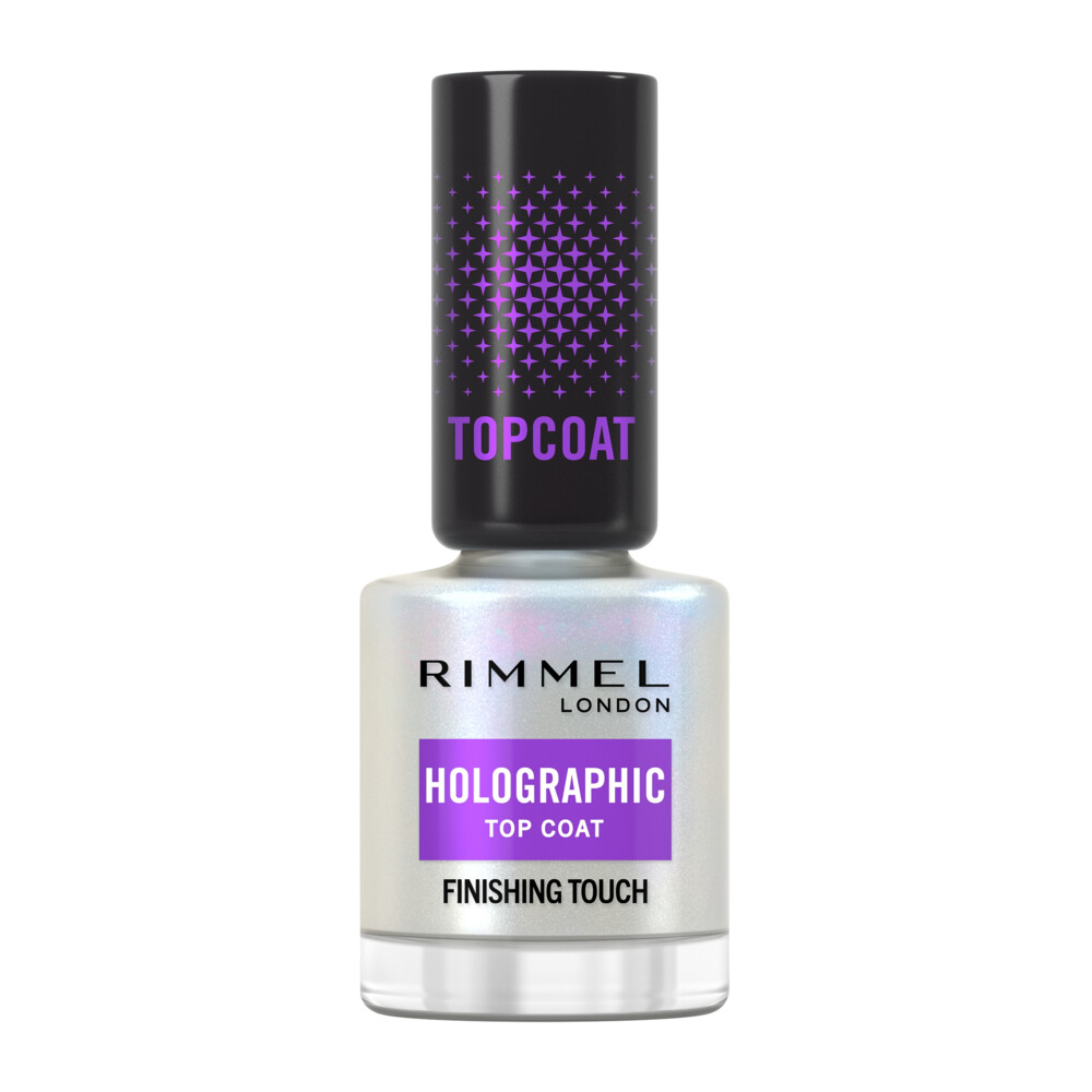 Rimmel 1+1 gratis:  Top Coat Holographic 12 ml