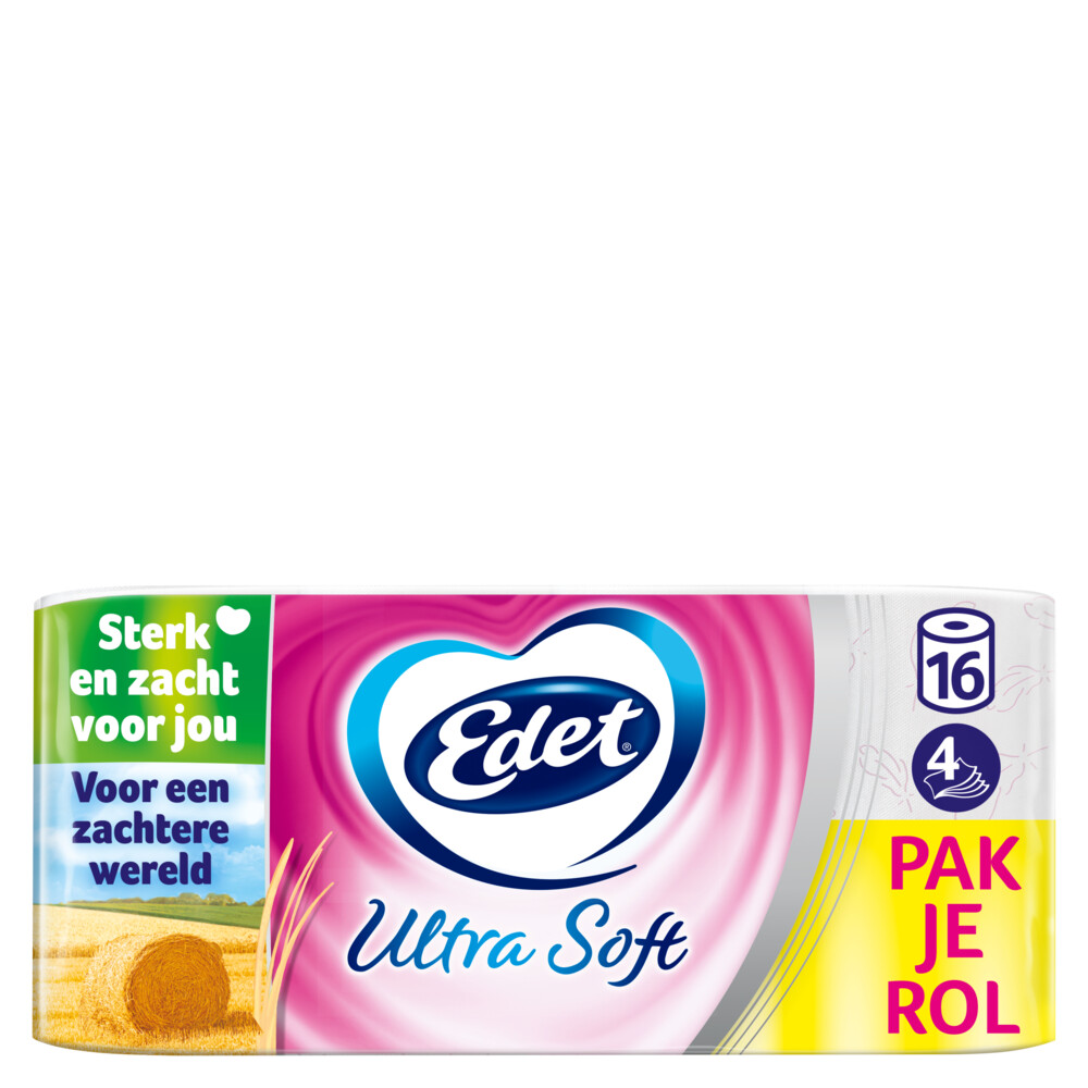 Edet 3x  Ultra Soft Toiletpapier 4 Laags 16 stuks