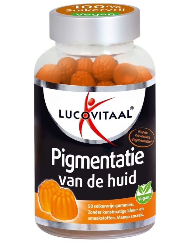 Lucovitaal Pigmentatie van de huid 50 Gummies