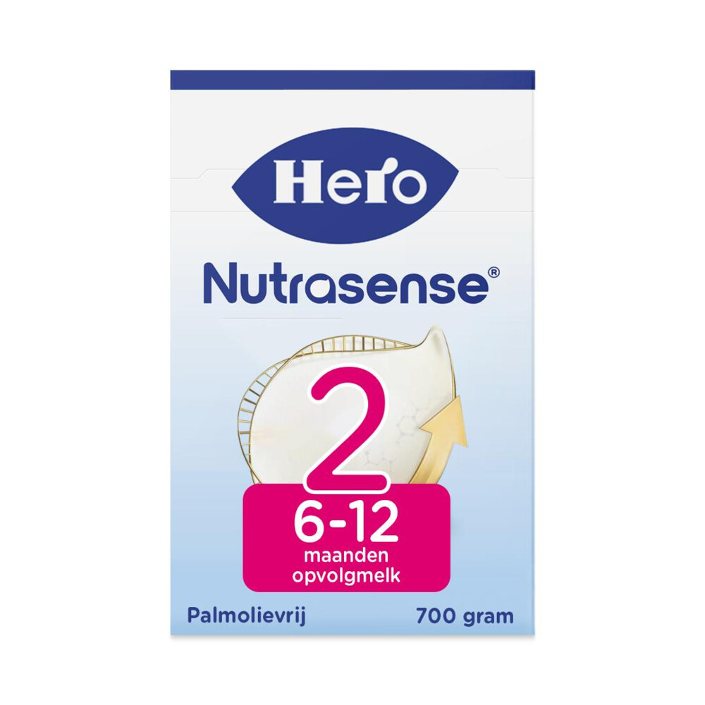 Hero Nutrasense 3x  Opvolgmelk 2 (6-12 mnd) 700 gr