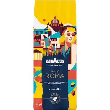 Lavazza avazza Tales of Roma Bonen 250g bij Jumbo