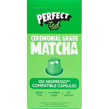 PerfectTed erfectTed Ceremonial Matcha Pods 10 stuks bij Jumbo