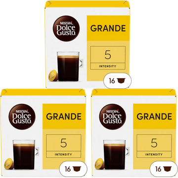Nescafe ESCAFÉ Dolce Gusto, Koffie Grande , 3 x 16 capsules bij Jumbo