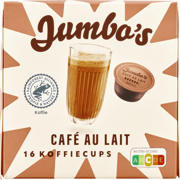 Jumbo's umbo's DG Cafe au Lait Dolce Gusto Koffiecups 16 Stuks