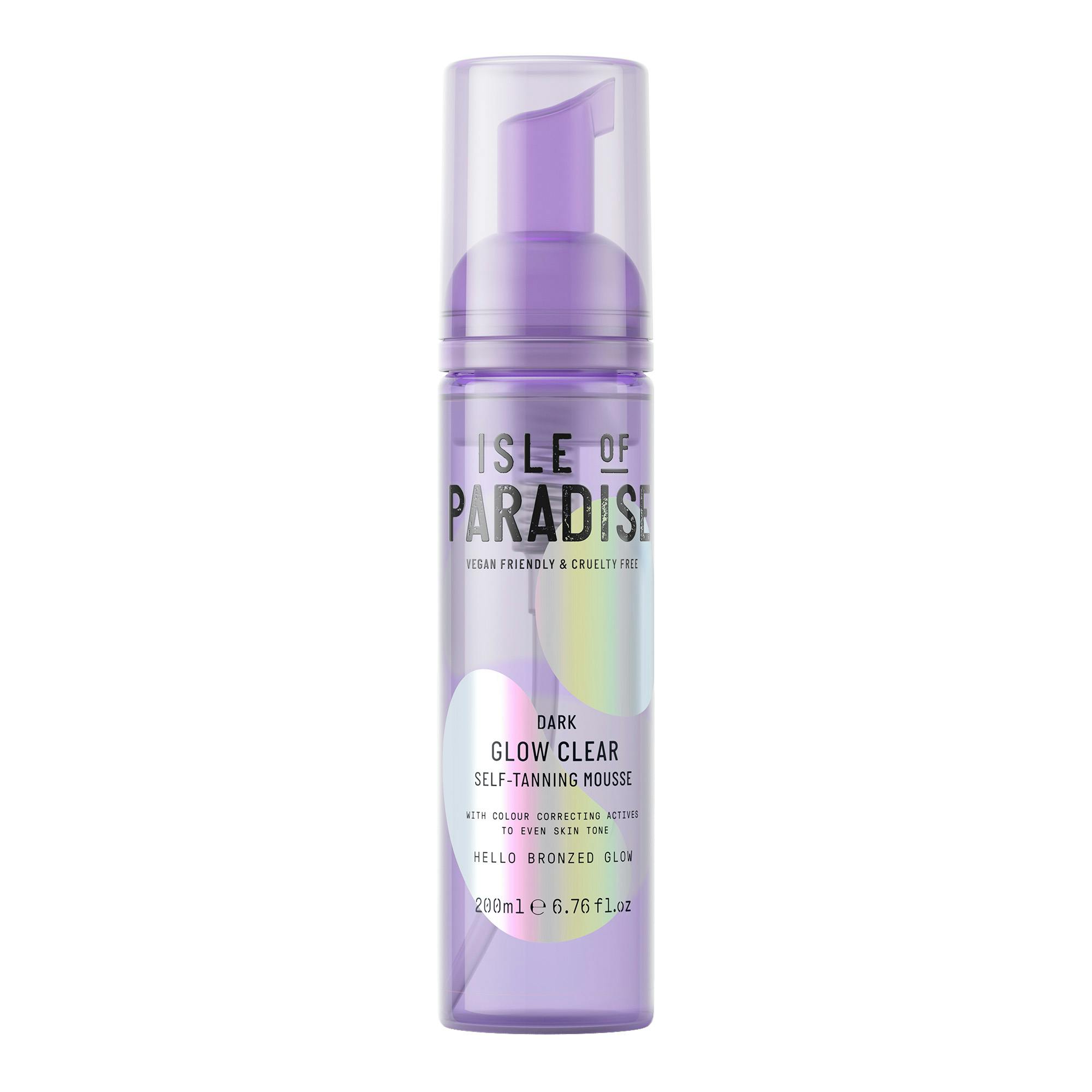 Isle of Paradise Dark Glow Clear Self Tanning Mousse 200 ml