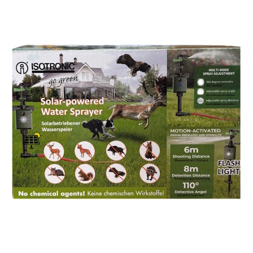 Isotronic Solar-Powered Water Sproeier