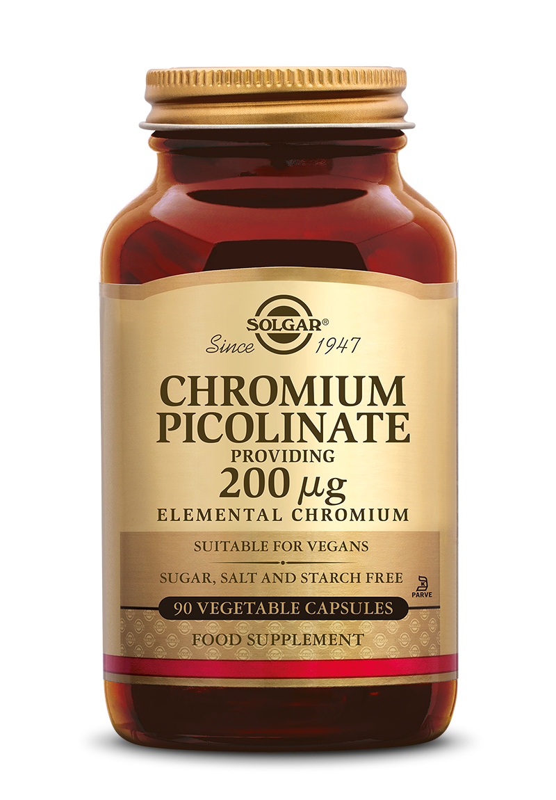 Solgar Chromium (Chroom) Picolinate 200 mcg Capsules