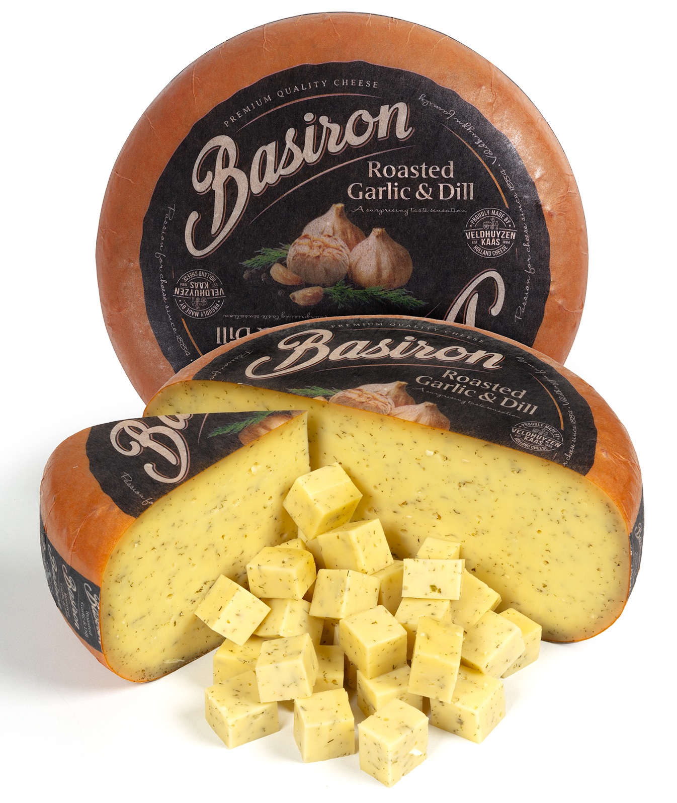 4,5kg Geroosterd knoflook met dille kaas - Basiron