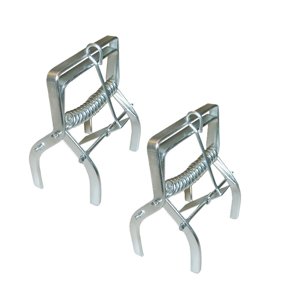 Professionele Mollenklem - 2x - schaarklem - metaal - Mollen vangen -