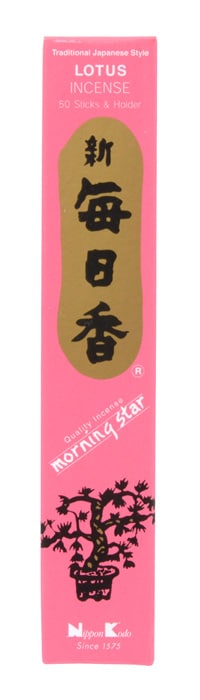 Japanse Wierook Set Lotus Morningstar - 50 Stokjes