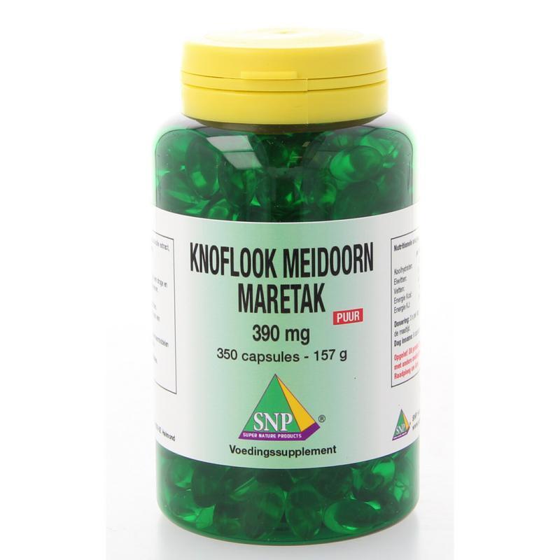 Knoflook meidoorn maretak puur 350 Capsules