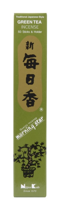 Japanse Wierookstokjes GrTea Morningstar - Set van 50