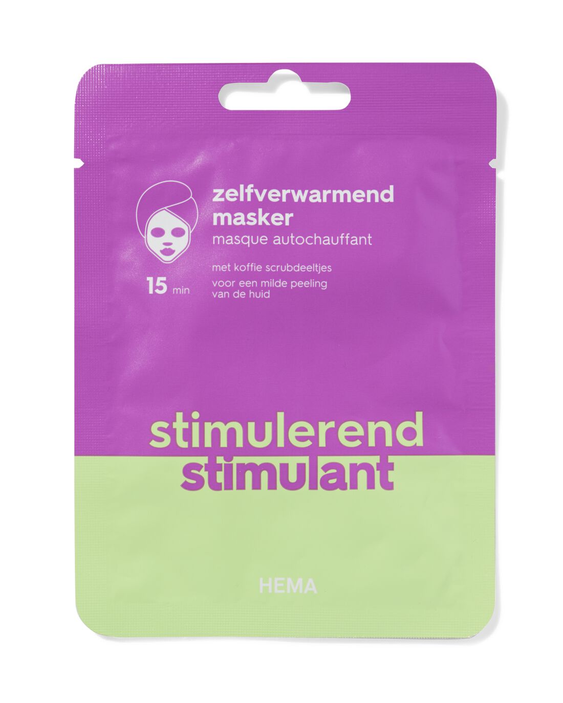 Gezichtsmasker zelfverwarmend