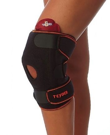 Universele met Hot Cold Pack Kniebandage Universeel - Zwart