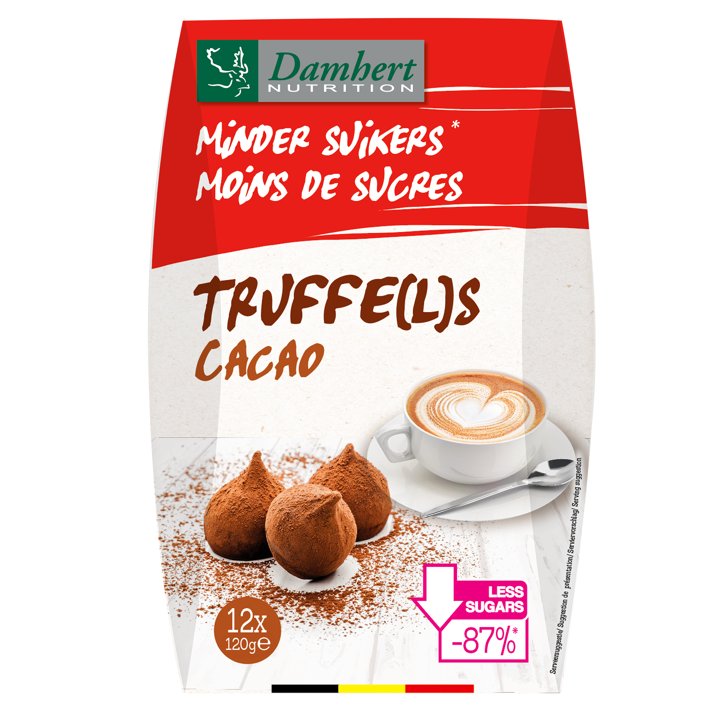 Minder Suikers Truffels Cacao