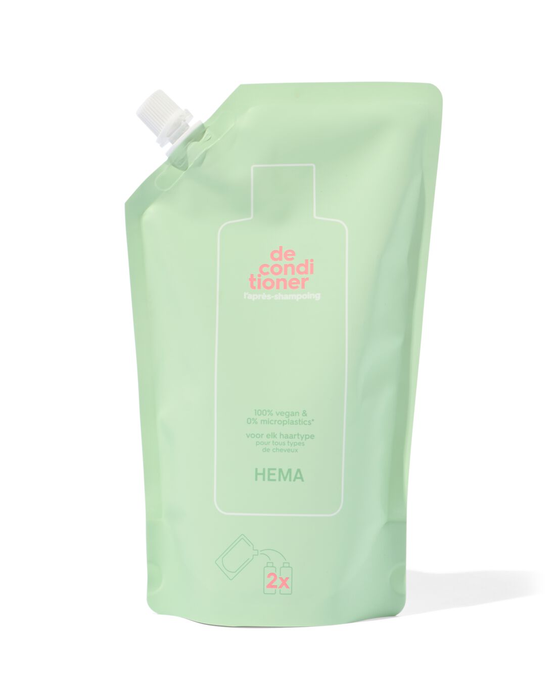 Navulverpakking de conditioner voor elk haartype 600ml