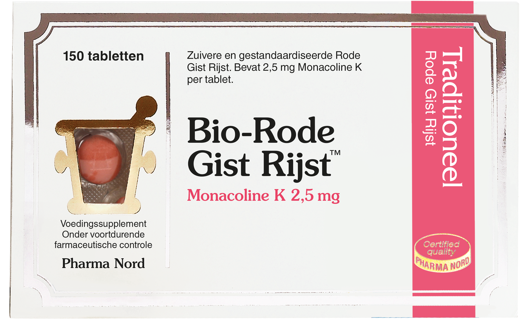 Bio-Rode Gist Rijst Tabletten