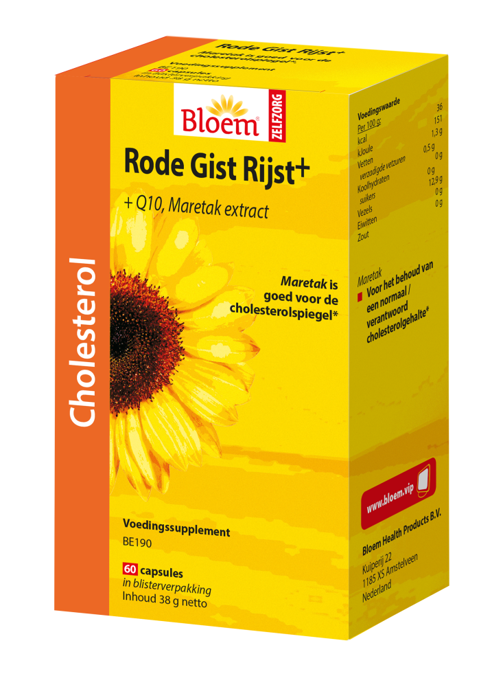 Rode Gist Rijst Plus Capsules