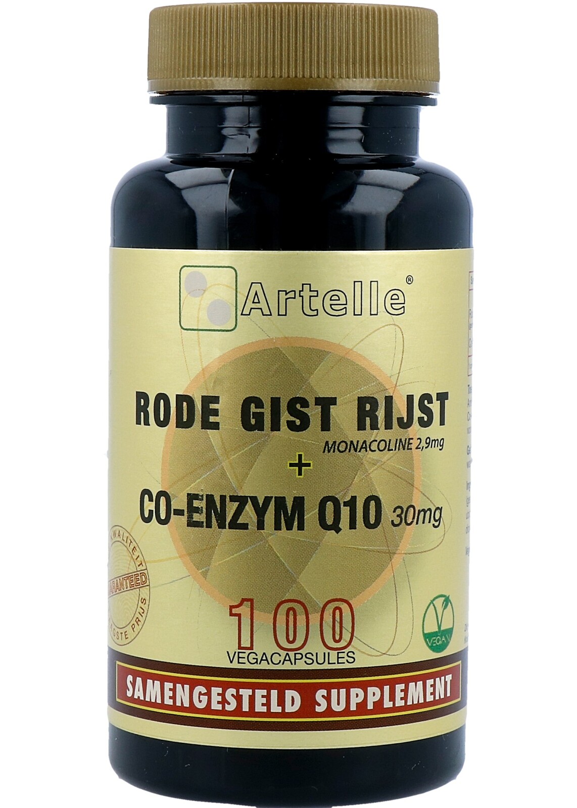 Rode Gist Rijst Co Enzym Q10 Vegacapsules
