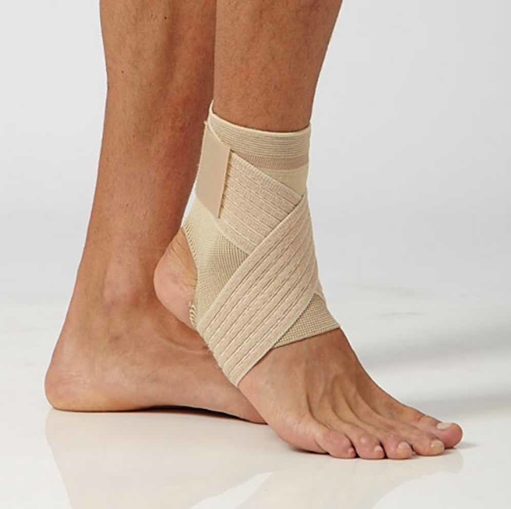 Open Hiel Enkelbrace Universeel - Beige