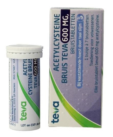 Acetylcysteïne bruistabletten 7 bruistabletten