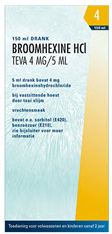 Broomhexine hcl 4-5 150ml