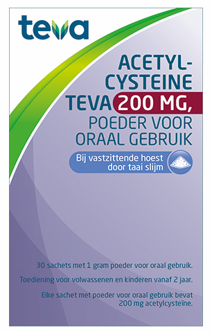 Acetylcysteïne 200mg poeder 30 sachets