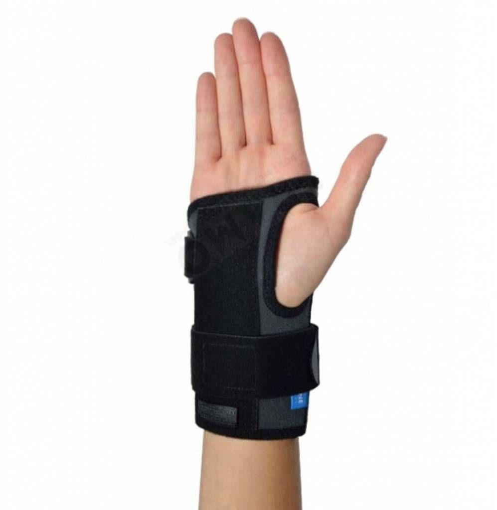 Dynastab Dual Compacte Polsbrace Universeel - Zwart