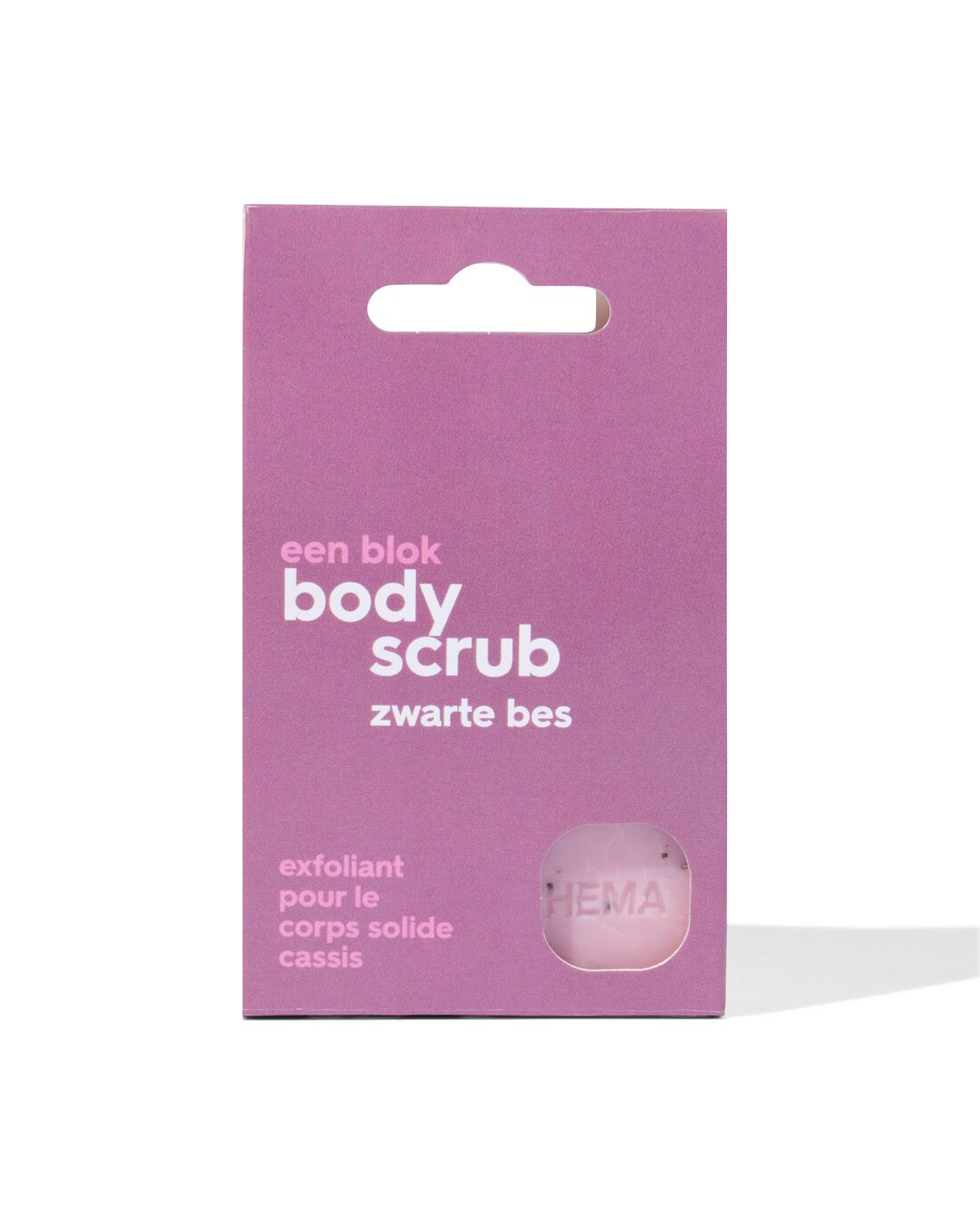 Blok body scrub zwarte bes 65g