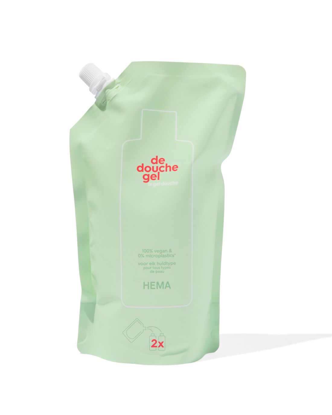 Navulling de douchegel 600 ml