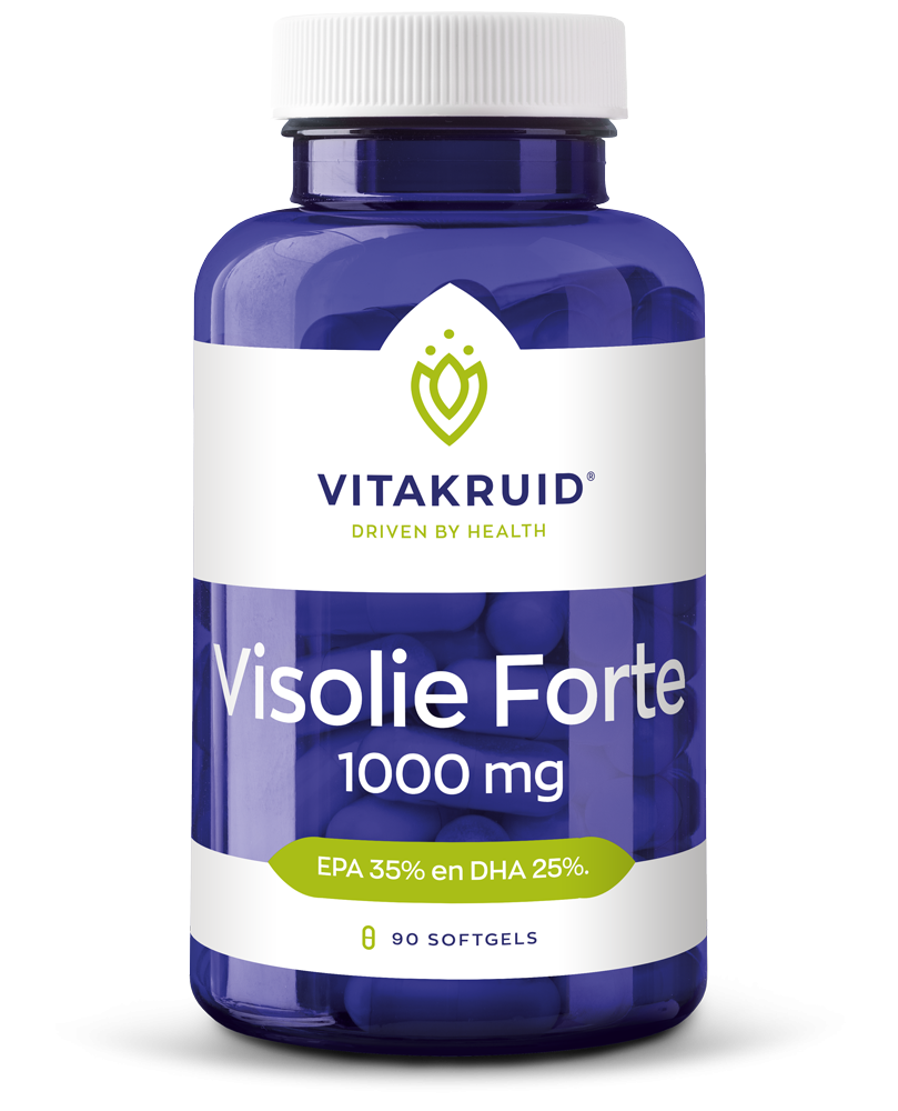Vitakruid Visolie Forte 1000 mg EPA 35% DHA 25% 90