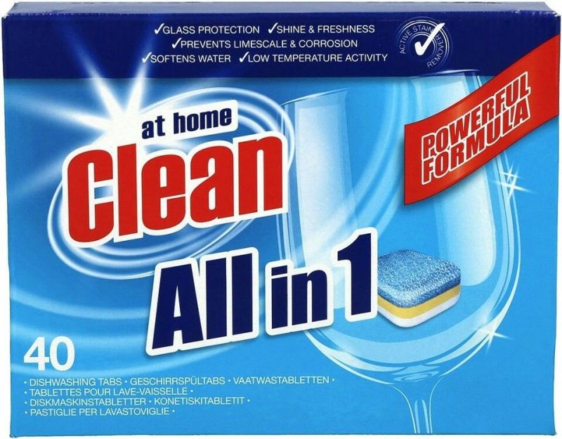 Clean vaatwastabs all in one 40 Tabs