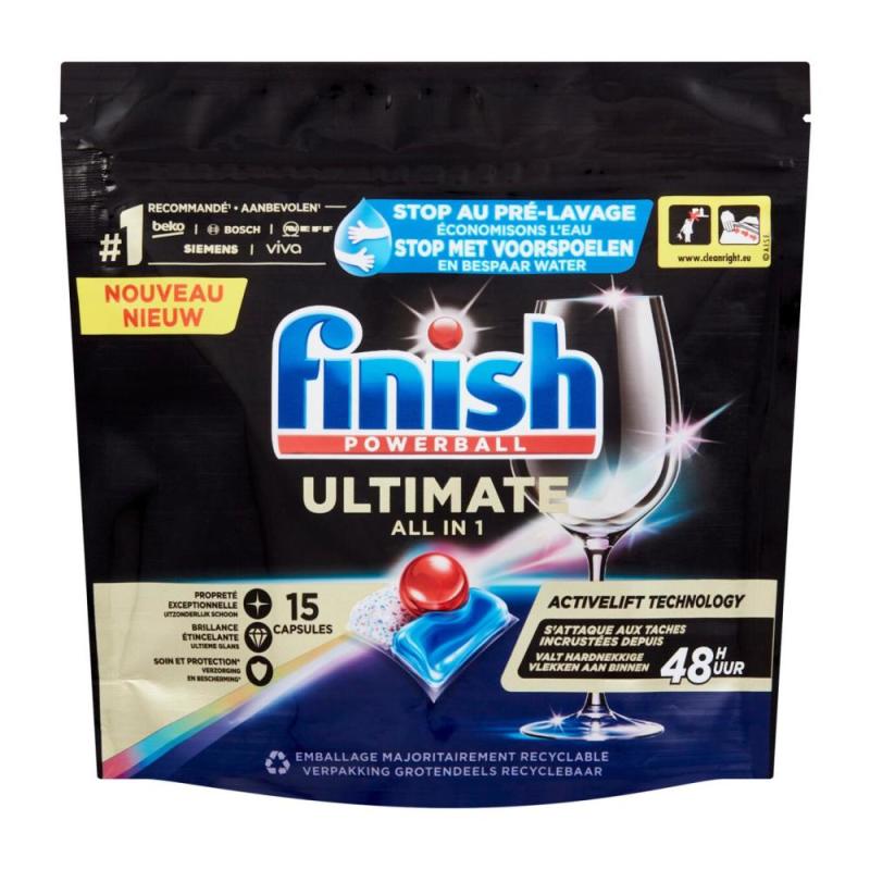 Vaatwastabletten ultimate all-in-one 15 Stuks